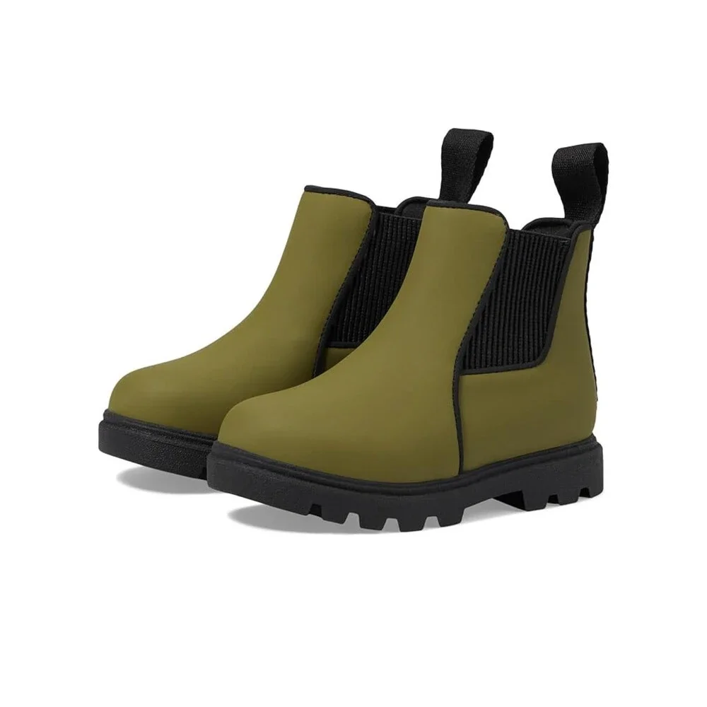 Native Shoes Kensington Treklite Boots Toddlers 6 Green Pull On Chelsea RHS6526